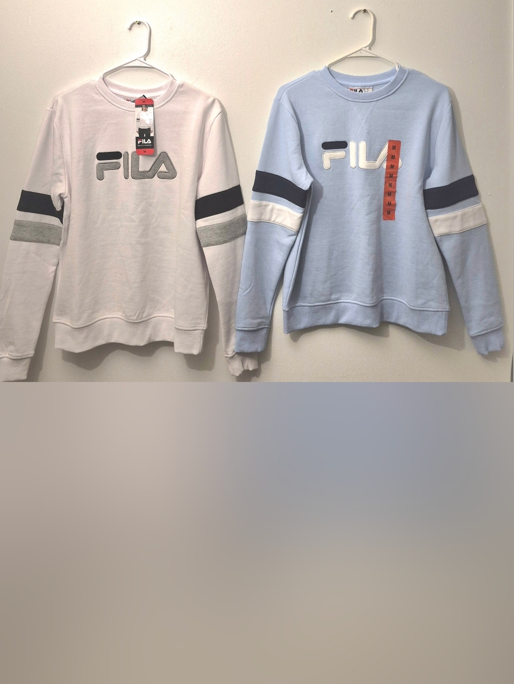 2-Fila Sweatshirts Medium